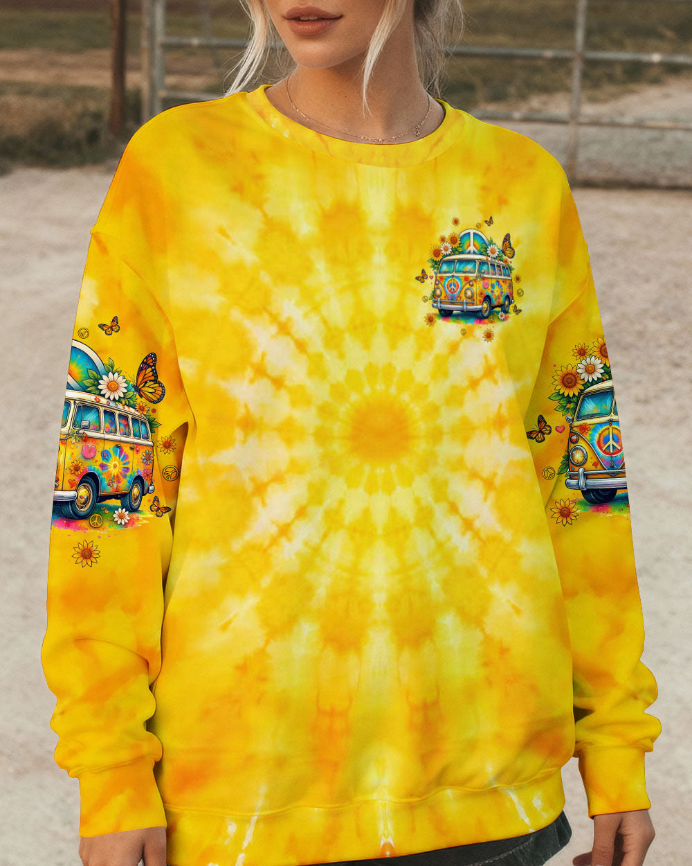 RUNNING AGAINST THE WIND BUS  TIE DYE ALL OVER PRINT  - TLTW2212253