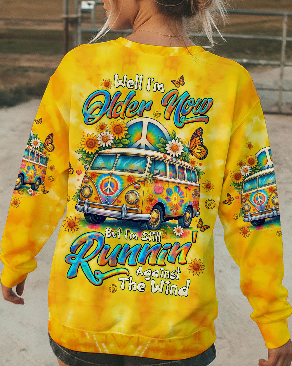 RUNNING AGAINST THE WIND BUS  TIE DYE ALL OVER PRINT  - TLTW2212253