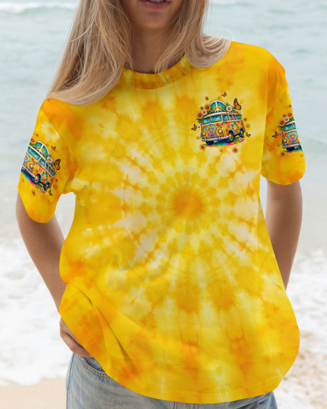 RUNNING AGAINST THE WIND BUS  TIE DYE ALL OVER PRINT  - TLTW2212253