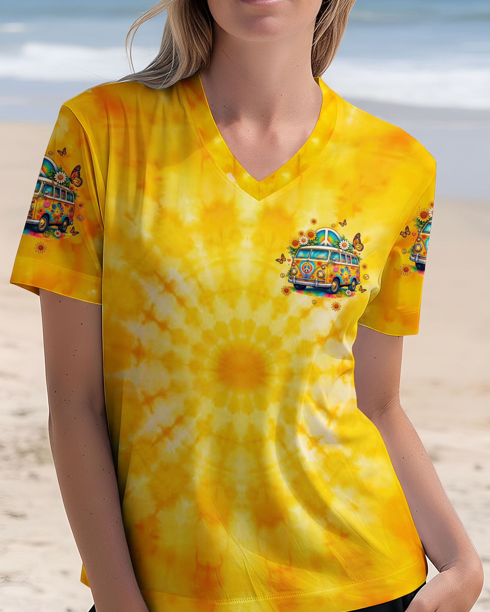 RUNNING AGAINST THE WIND BUS  TIE DYE ALL OVER PRINT  - TLTW2212253