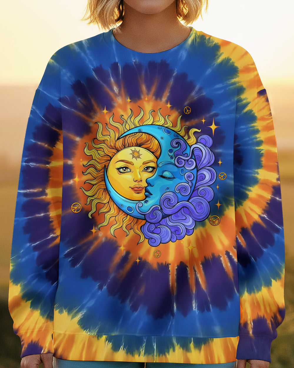 LIVE BY THE SUN TIE DYE ALL OVER PRINT - TLTW2312252