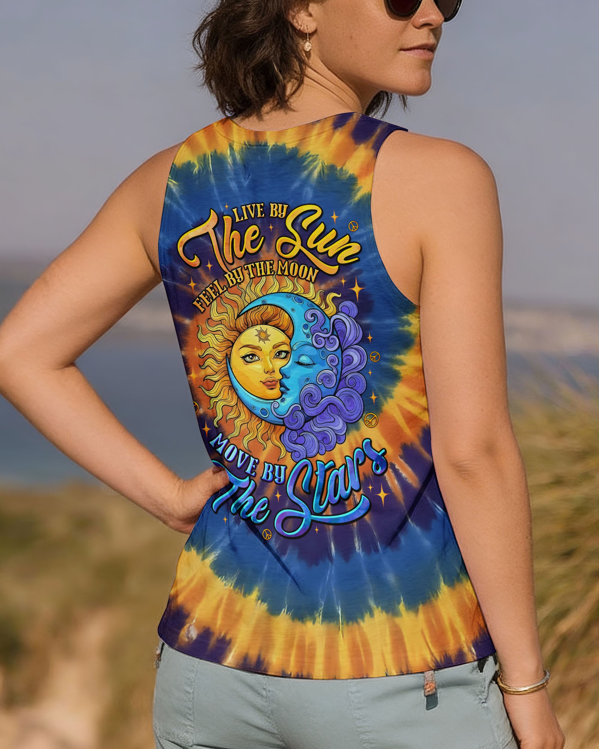 LIVE BY THE SUN TIE DYE ALL OVER PRINT - TLTW2312252