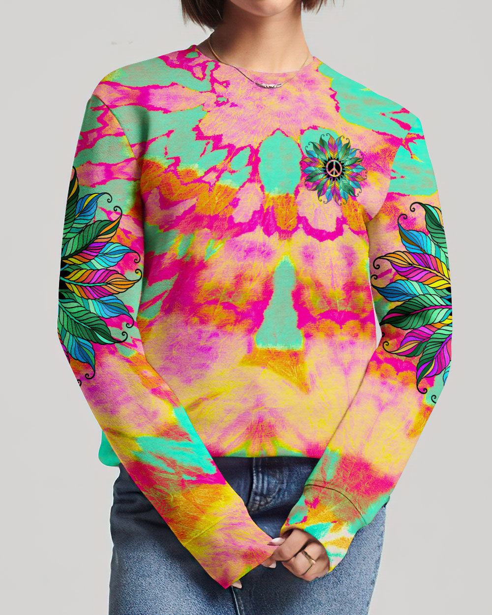 HIPPIE SOUL TIE DYE ALL OVER PRINT - TLTW2407234