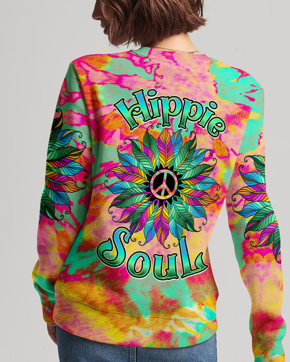 HIPPIE SOUL TIE DYE ALL OVER PRINT - TLTW2407234