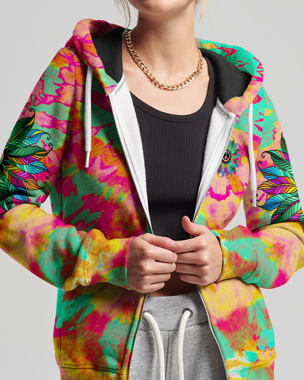 HIPPIE SOUL TIE DYE ALL OVER PRINT - TLTW2407234