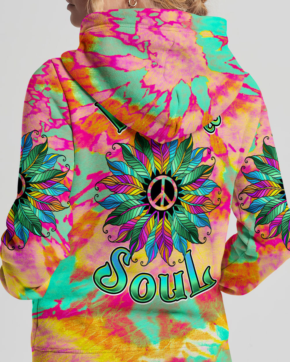 HIPPIE SOUL TIE DYE ALL OVER PRINT - TLTW2407234