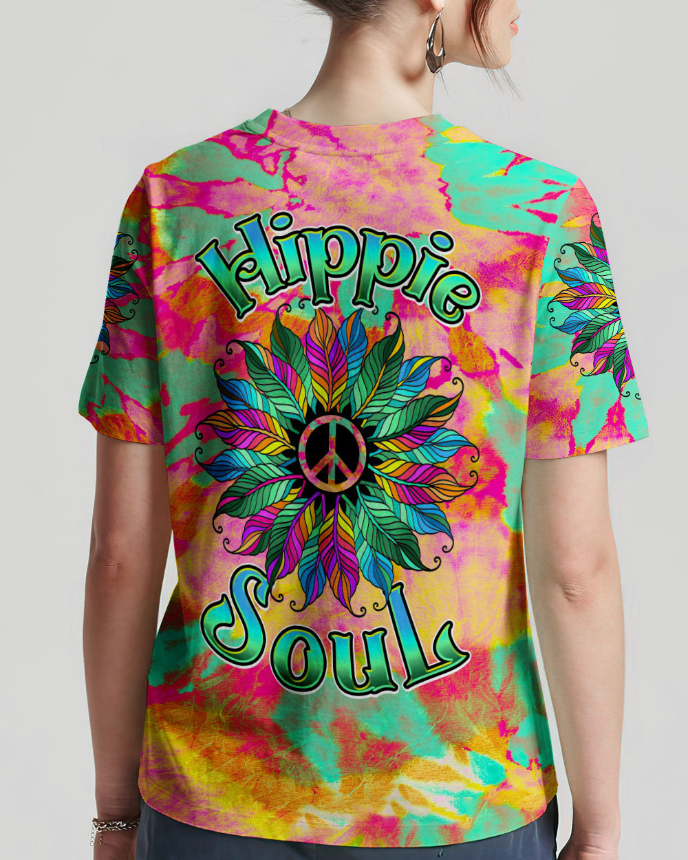 HIPPIE SOUL TIE DYE ALL OVER PRINT - TLTW2407234