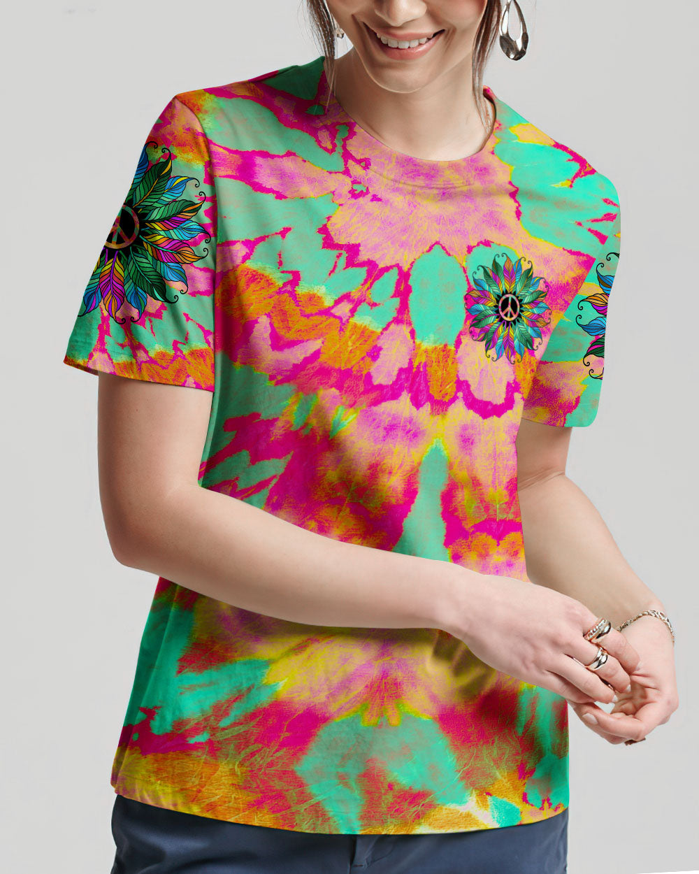 HIPPIE SOUL TIE DYE ALL OVER PRINT - TLTW2407234