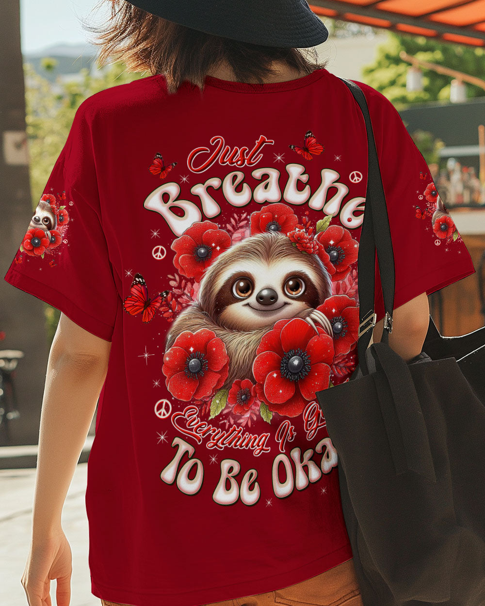 JUST BREATHE SLOTH ALL OVER PRINT - TLTW2409253