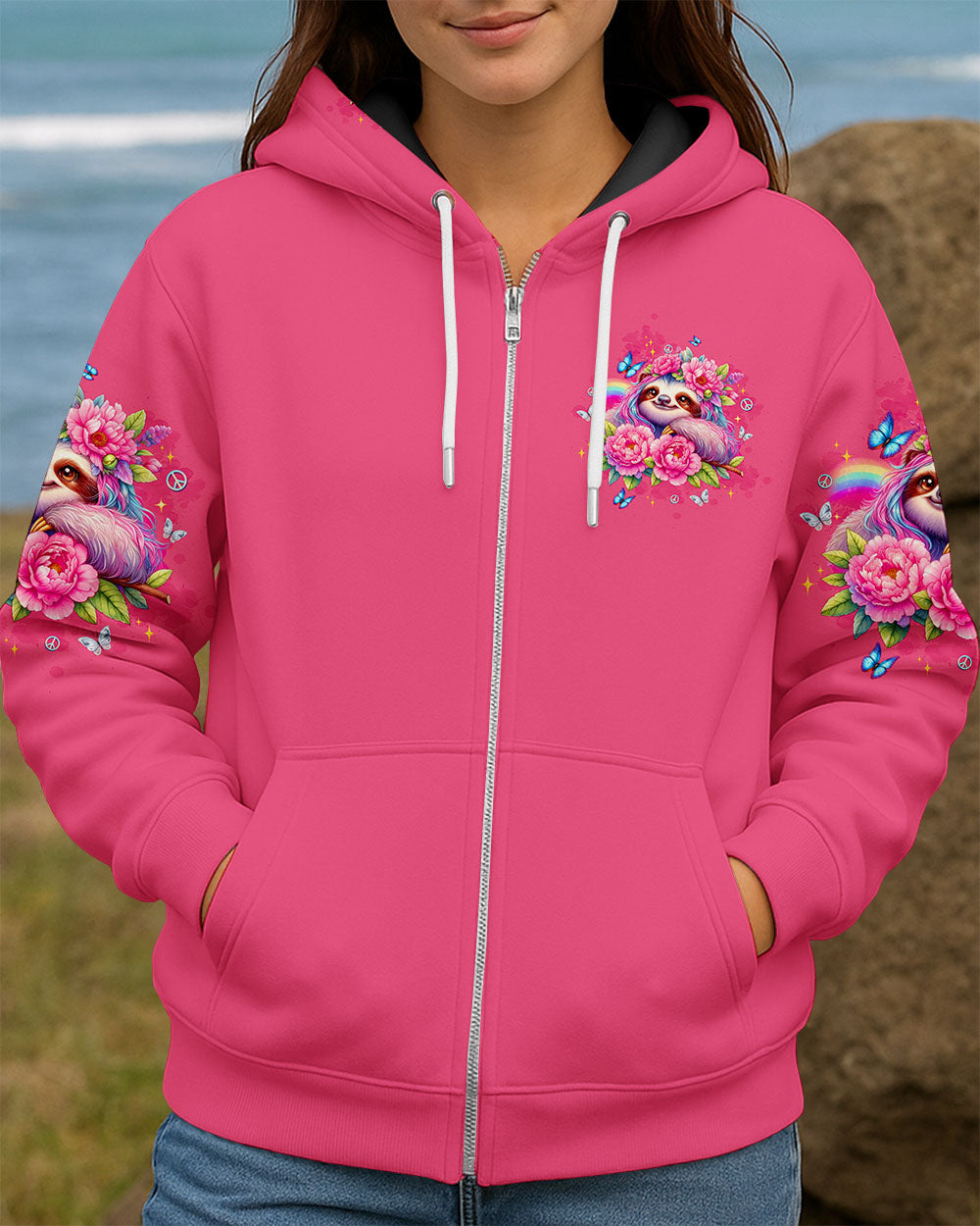 JUST BREATHE SLOTH ALL OVER PRINT - TLTW2410253
