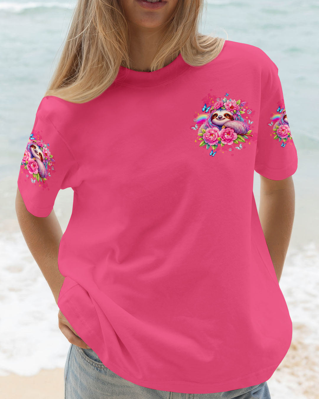 JUST BREATHE SLOTH ALL OVER PRINT - TLTW2410253