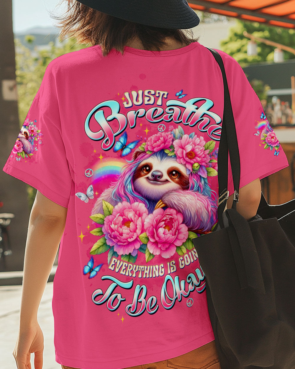 JUST BREATHE SLOTH ALL OVER PRINT - TLTW2410253