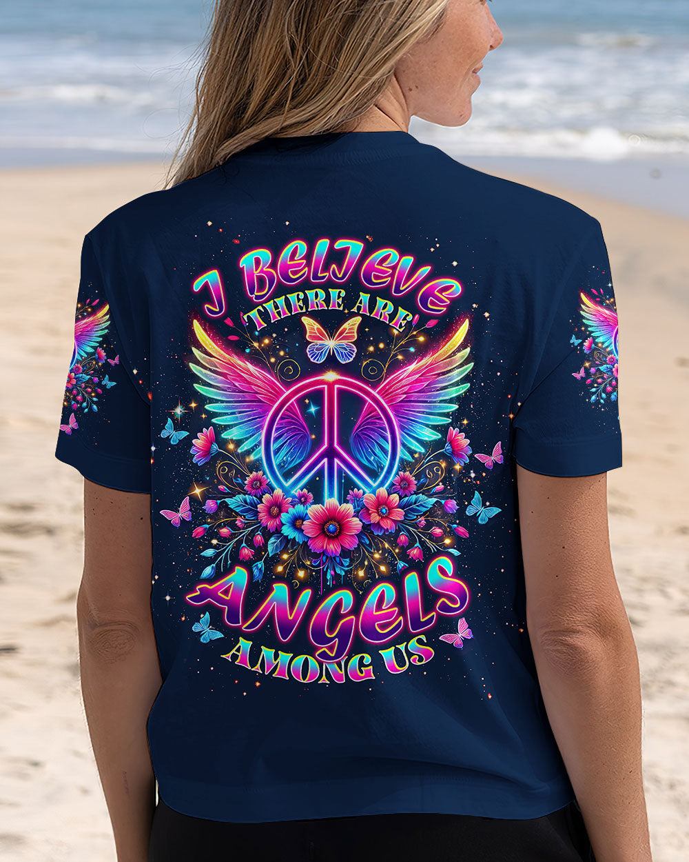 I BELIEVE THERE ARE ANGELS AMONG US WINGS ALL OVER PRINT - TLTW2412241