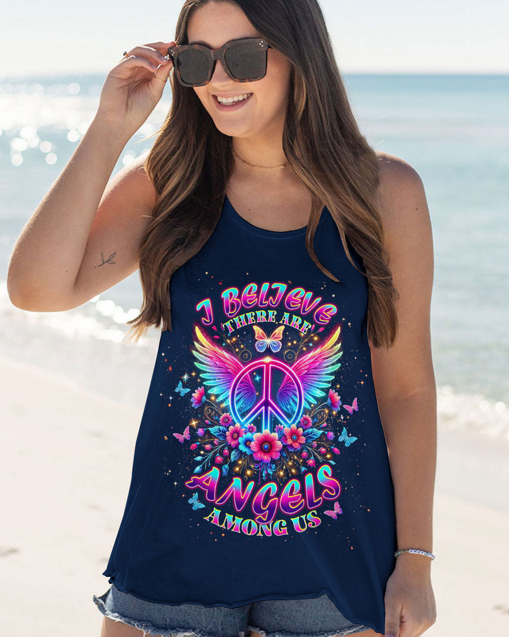 I BELIEVE THERE ARE ANGELS AMONG US WINGS ALL OVER PRINT - TLTW2412241