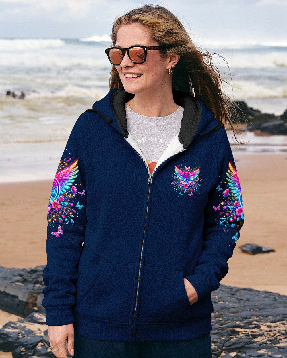 I BELIEVE THERE ARE ANGELS AMONG US WINGS ALL OVER PRINT - TLTW2412241