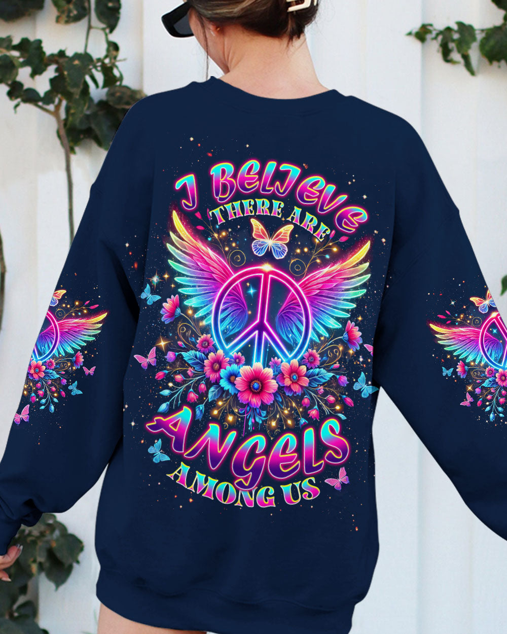 I BELIEVE THERE ARE ANGELS AMONG US WINGS ALL OVER PRINT - TLTW2412241
