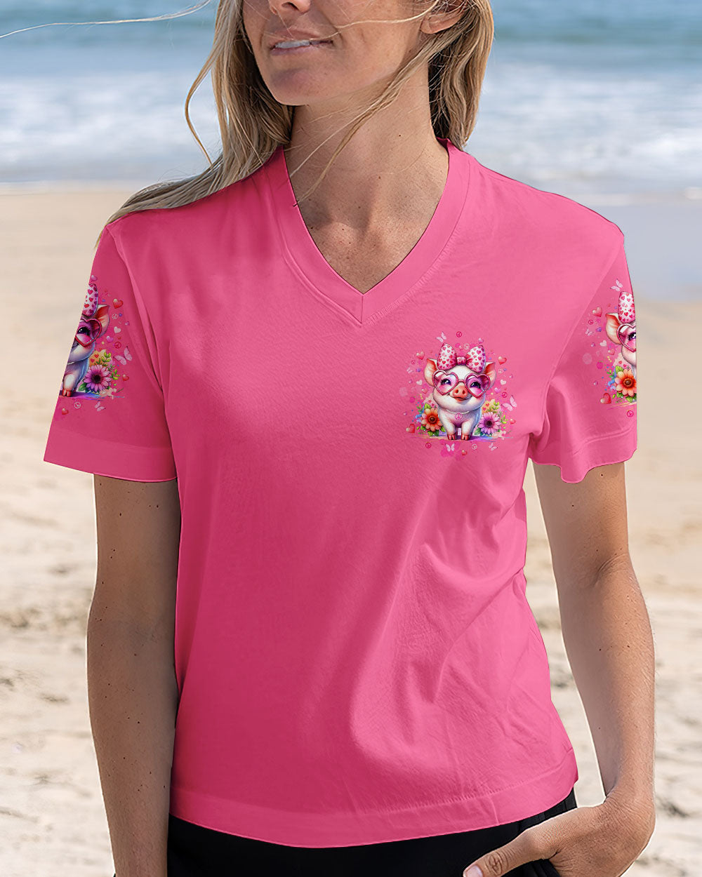 I'M JUST FLUFFY PIG ALL OVER PRINT - TLTW2508252