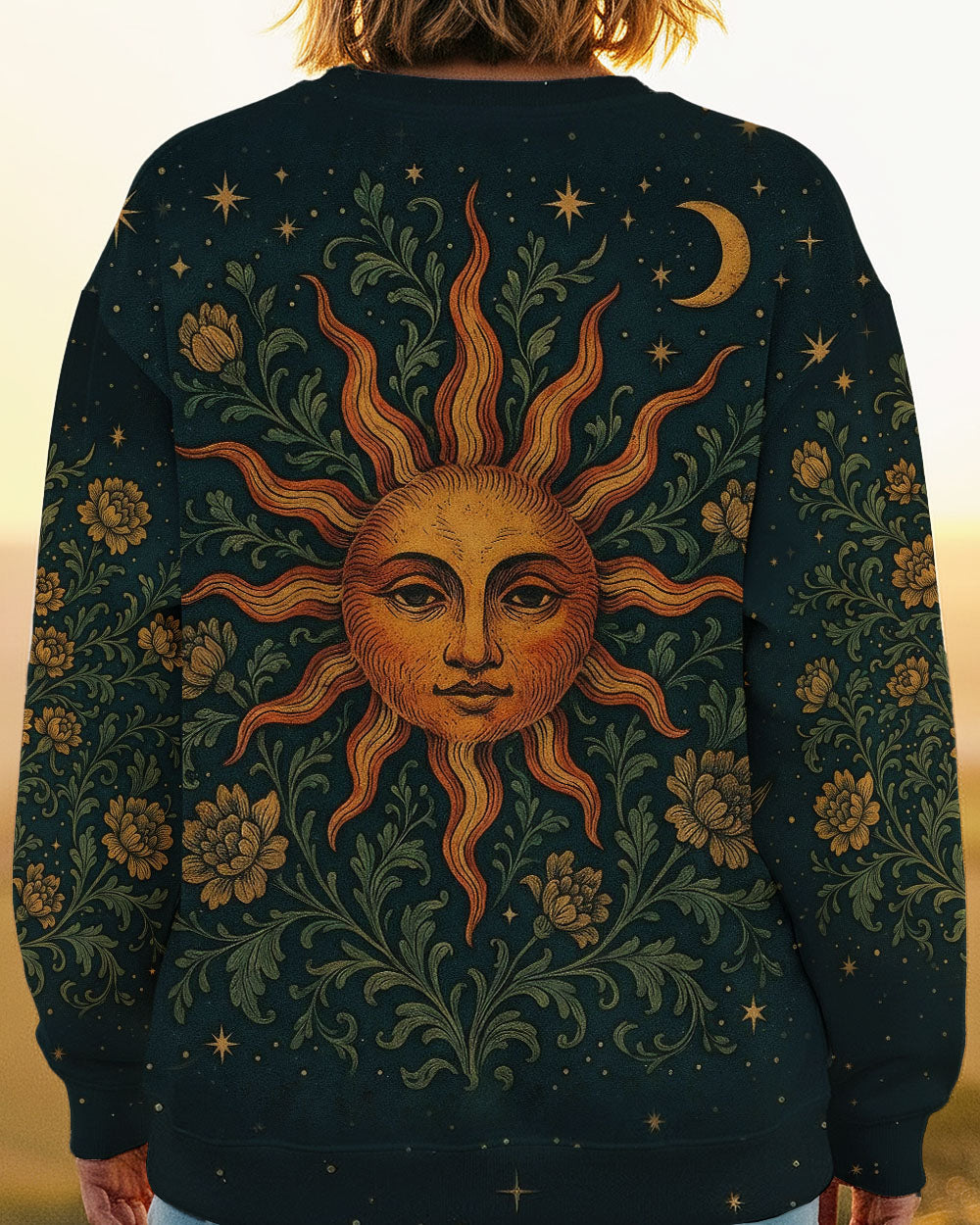 SUN AND MOON MYSTIC BLOOM  ALL OVER PRINT - TLTW2511253