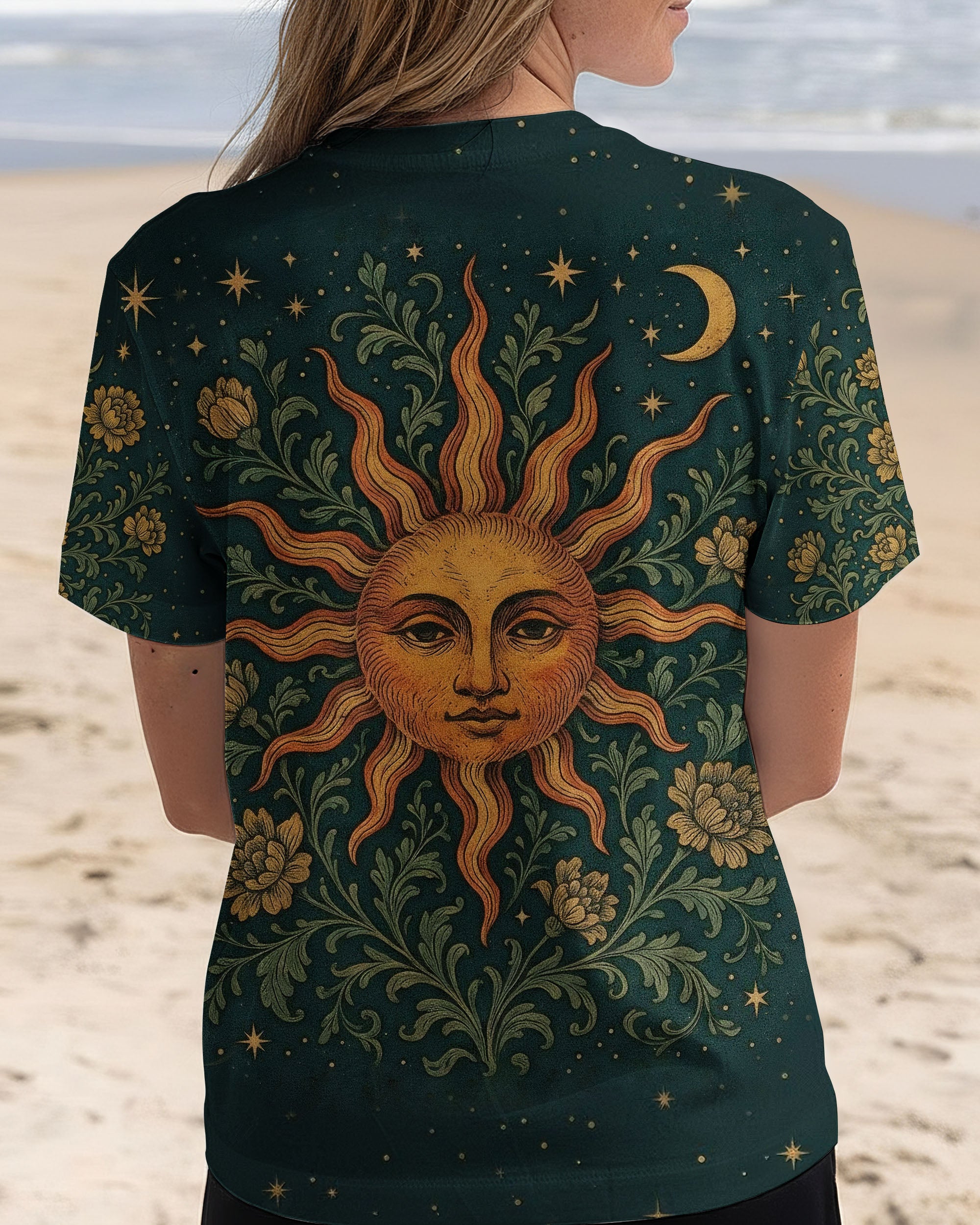 SUN AND MOON MYSTIC BLOOM  ALL OVER PRINT - TLTW2511253