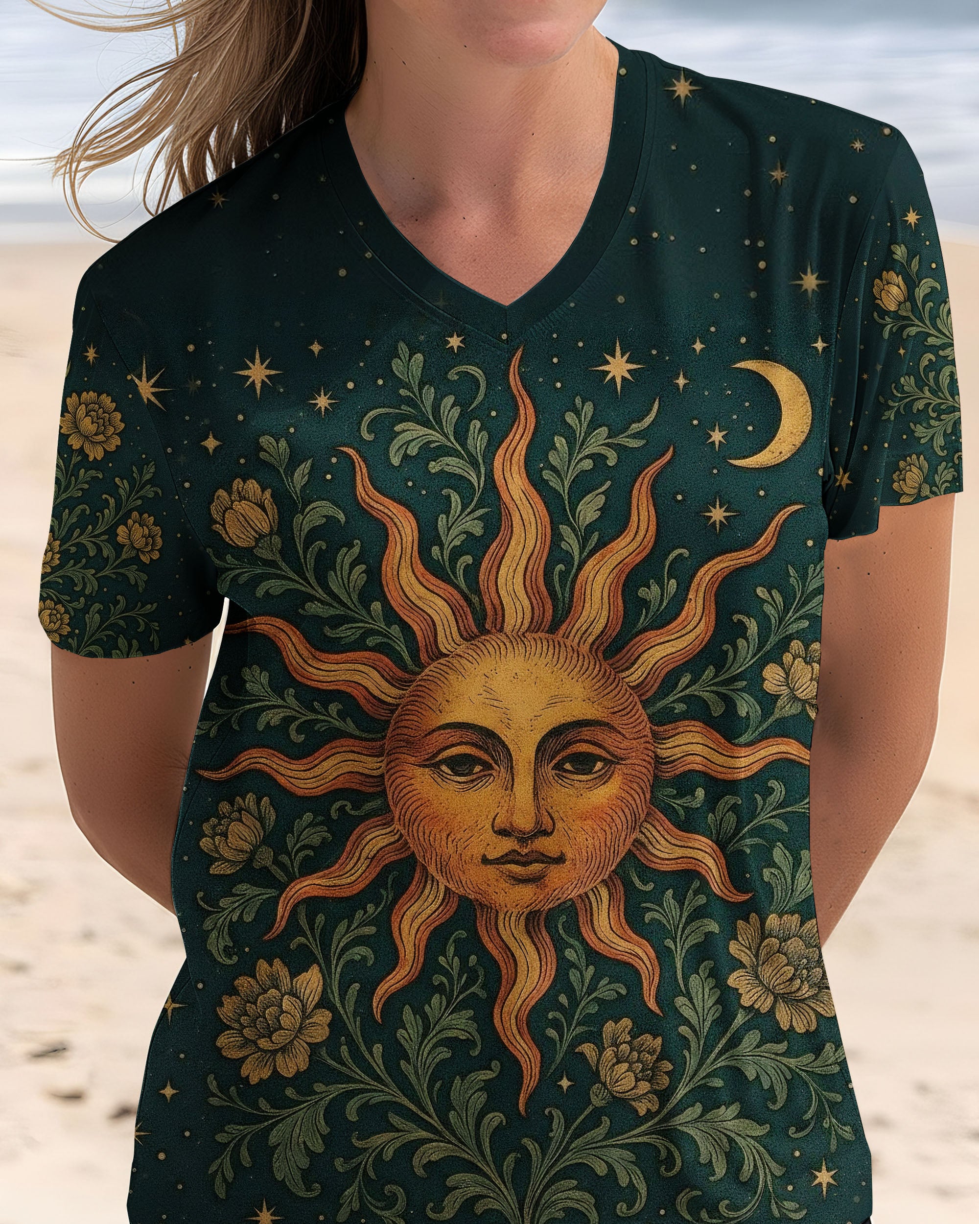 SUN AND MOON MYSTIC BLOOM  ALL OVER PRINT - TLTW2511253