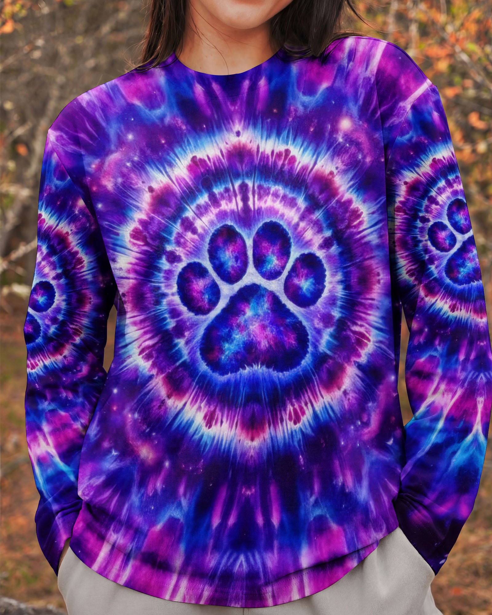 PAW PRINT GALAXY  SWIRL ALL OVER PRINT - TLTW2602261
