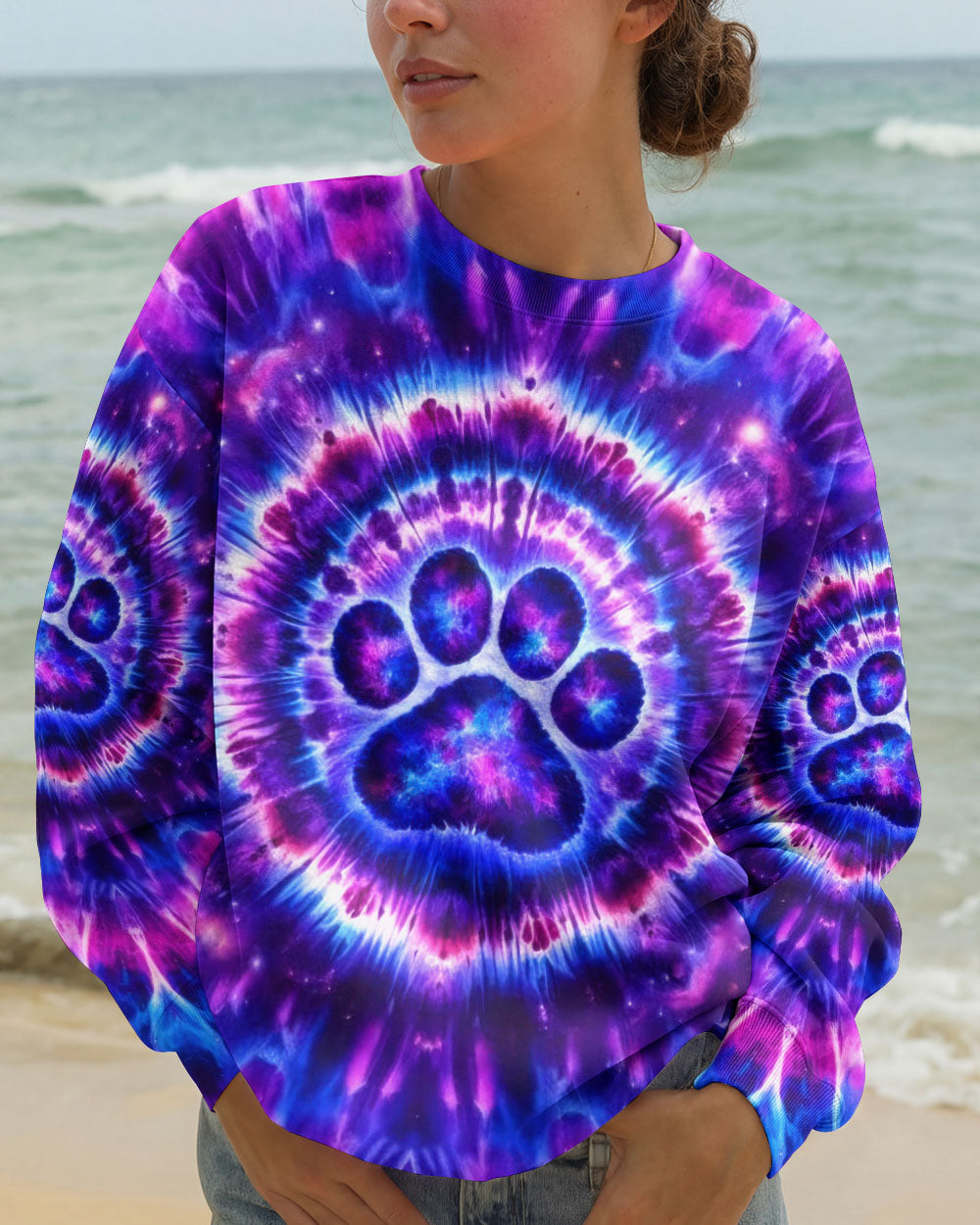 PAW PRINT GALAXY  SWIRL ALL OVER PRINT - TLTW2602261