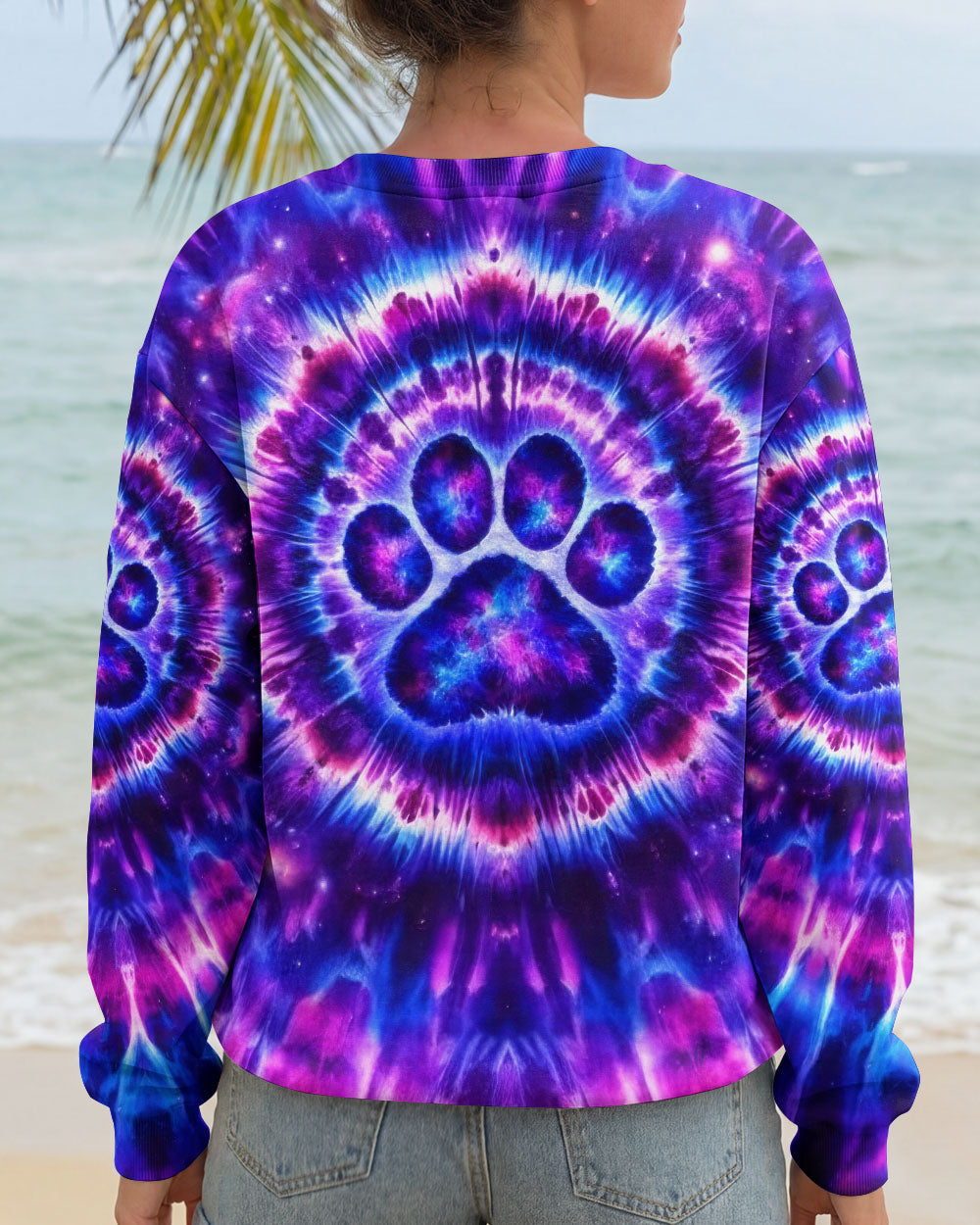 PAW PRINT GALAXY  SWIRL ALL OVER PRINT - TLTW2602261