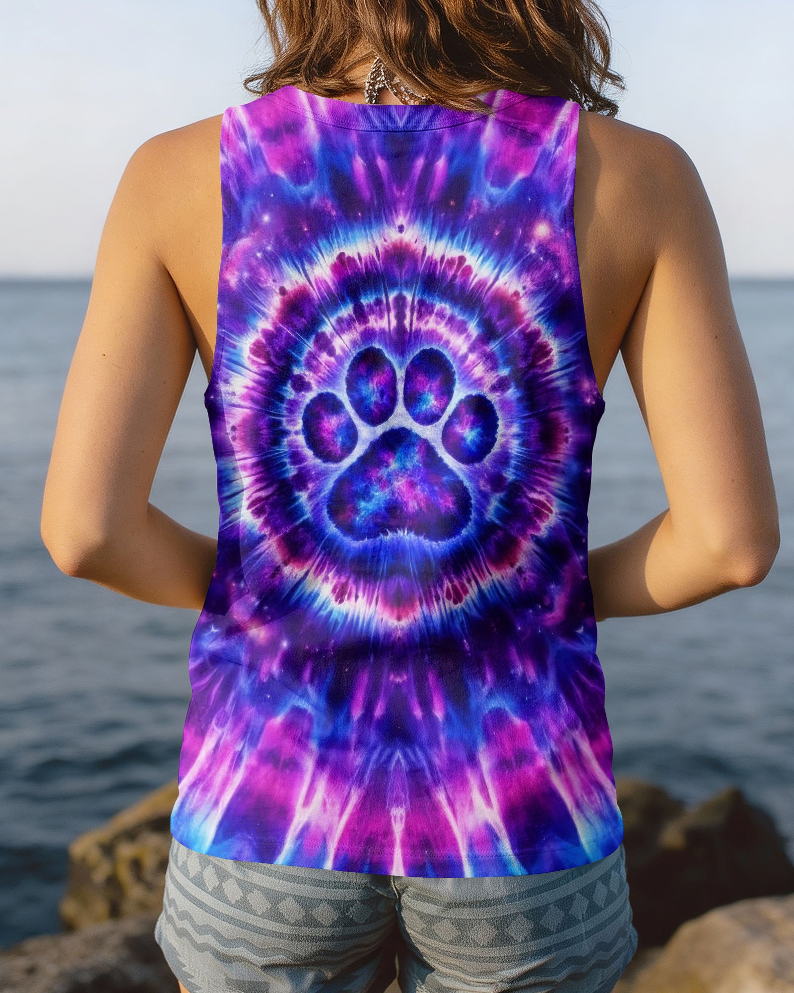 PAW PRINT GALAXY  SWIRL ALL OVER PRINT - TLTW2602261