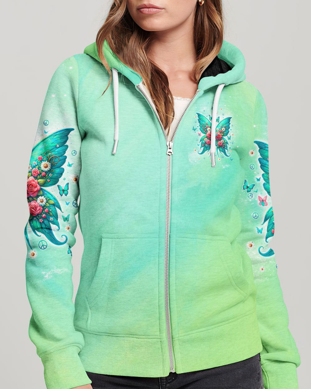 I BELIEVE THERE ARE ANGELS AMONG US WINGS ALL OVER PRINT - TLTW2604242