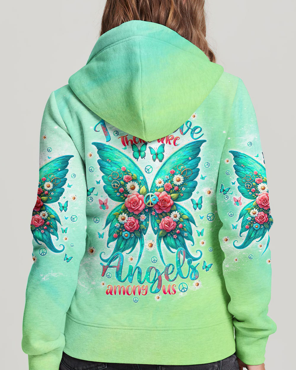 I BELIEVE THERE ARE ANGELS AMONG US WINGS ALL OVER PRINT - TLTW2604242