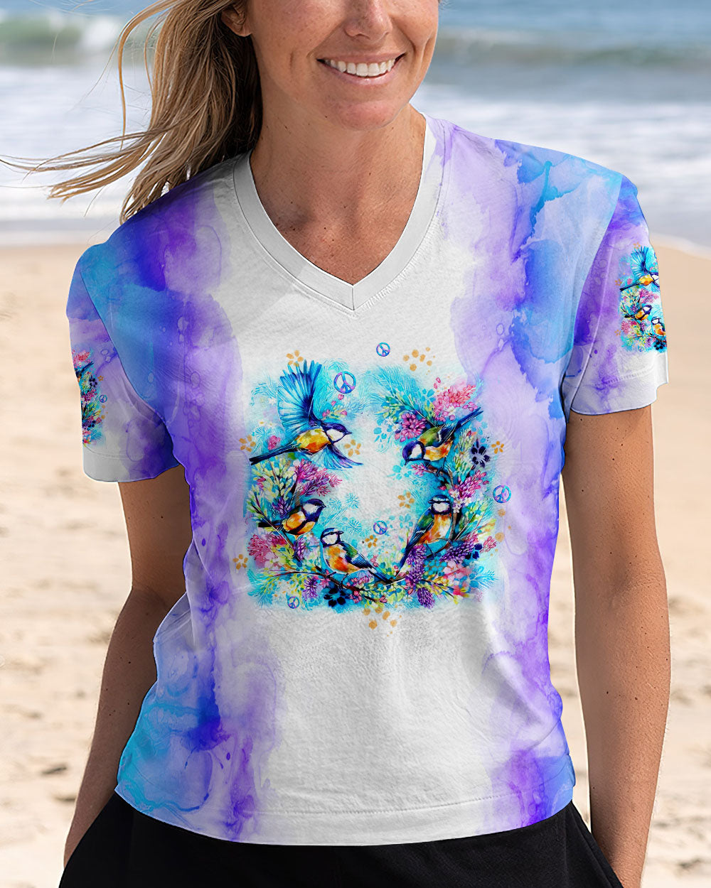 JUST BREATHE BIRD ALL OVER PRINT - TLTW2607243