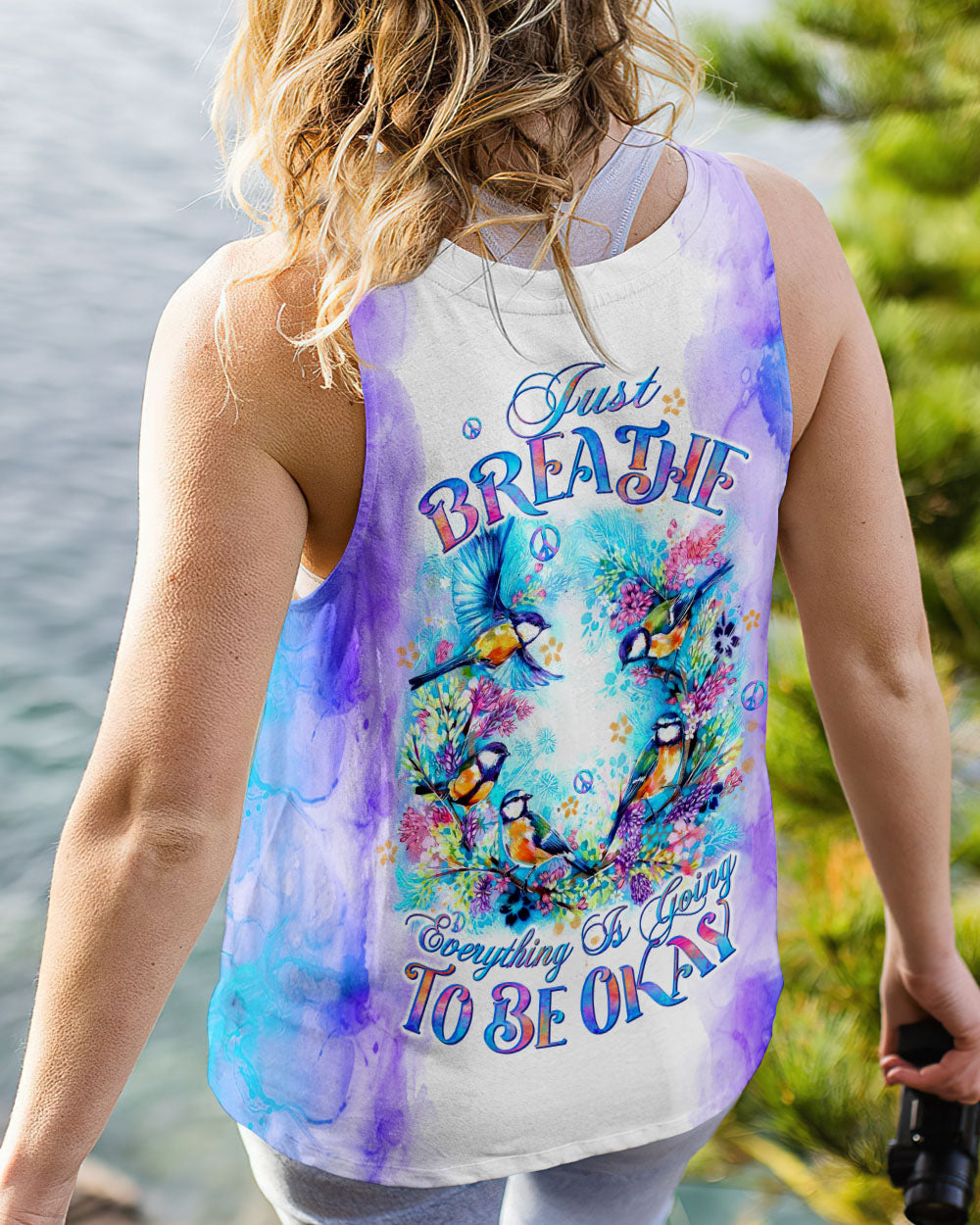 JUST BREATHE BIRD ALL OVER PRINT - TLTW2607243