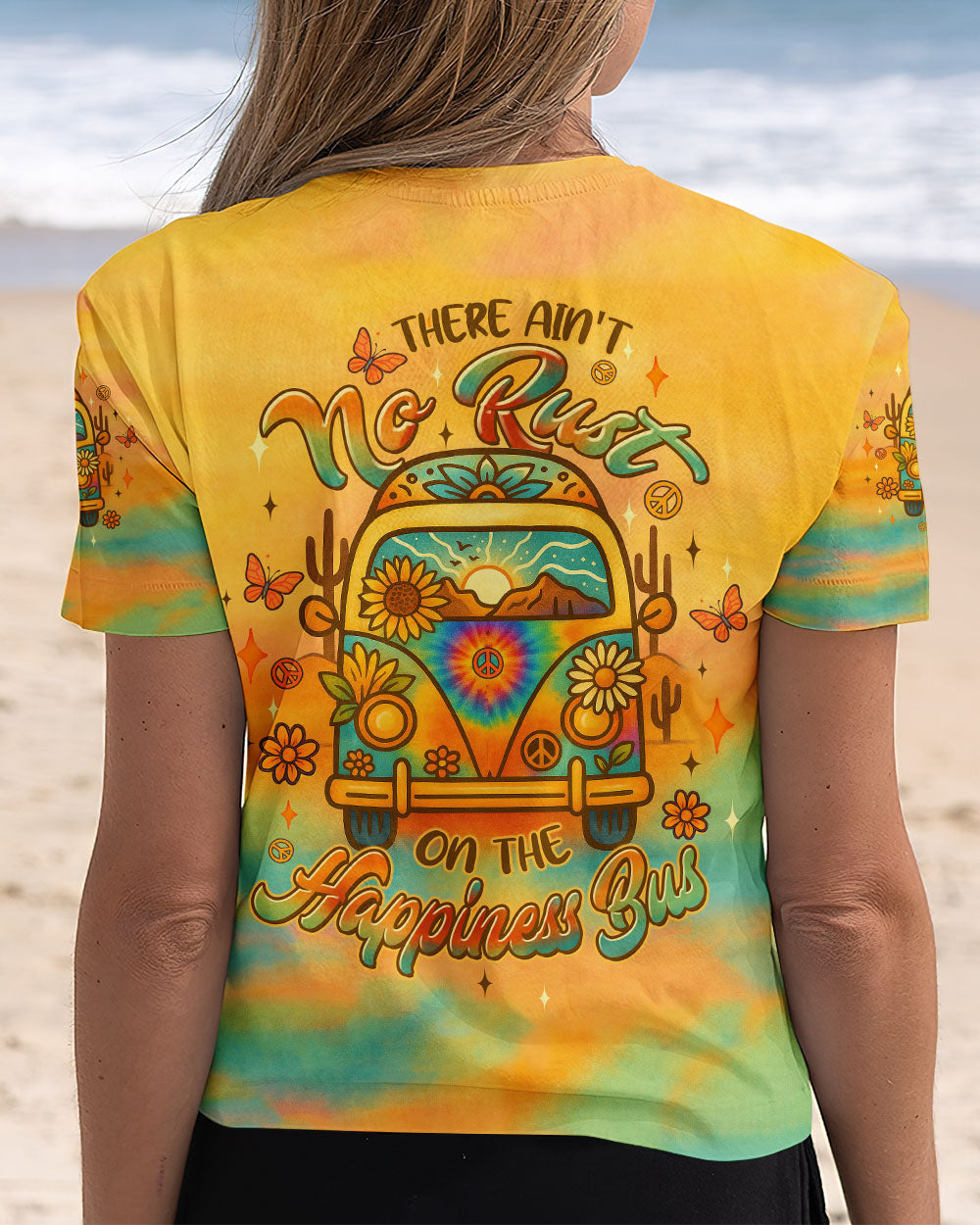 HAPPINESS BUS TIE DYE ALL OVER PRINT - TLTW2706252