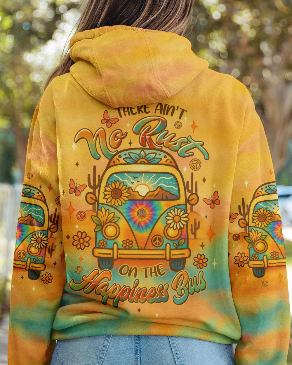 HAPPINESS BUS TIE DYE ALL OVER PRINT - TLTW2706252