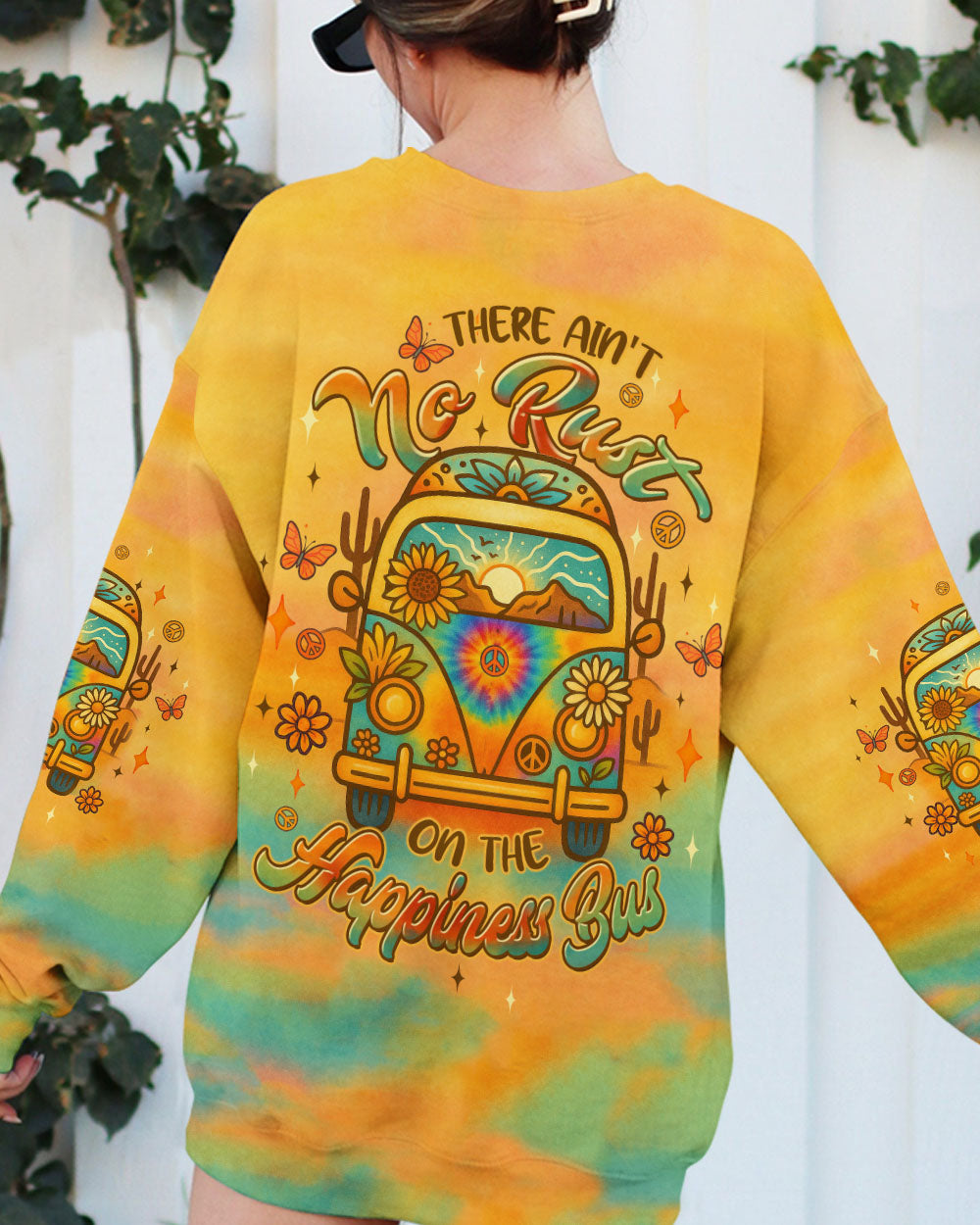 HAPPINESS BUS TIE DYE ALL OVER PRINT - TLTW2706252