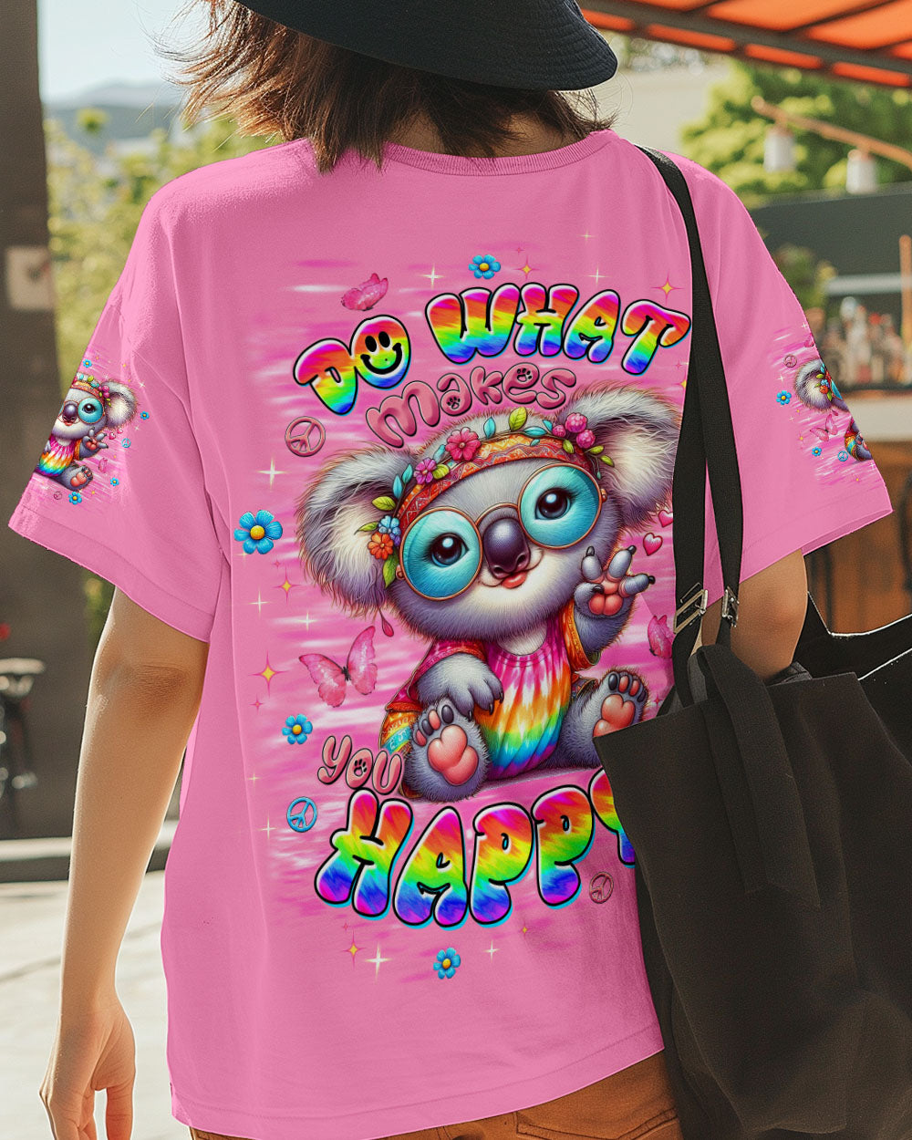 DO WHAT MAKES YOU HAPPY KOALA ALL OVER PRINT  - TLTW2708253