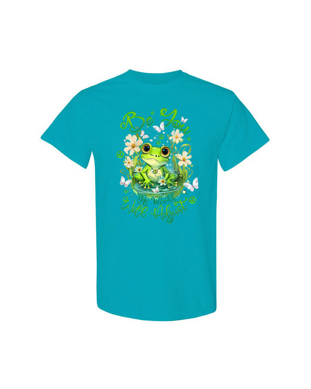 BE YOU THE WORLD WILL ADJUST FROG COTTON SHIRT - TLTW2709239