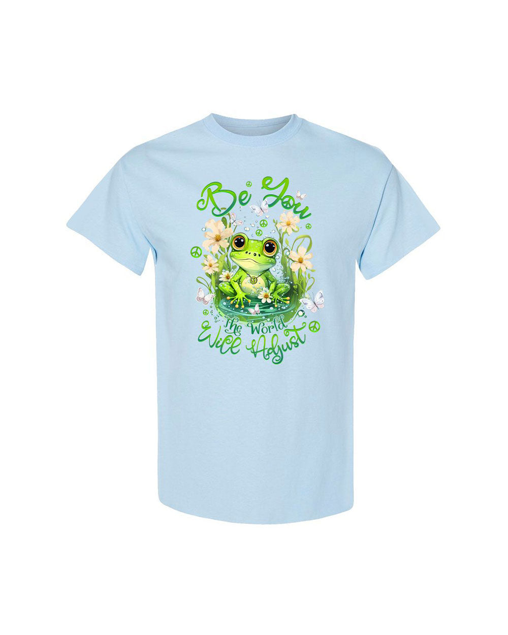 BE YOU THE WORLD WILL ADJUST FROG COTTON SHIRT - TLTW2709239