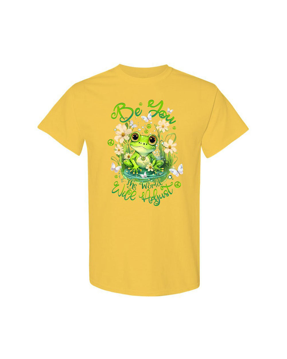 BE YOU THE WORLD WILL ADJUST FROG COTTON SHIRT - TLTW2709239