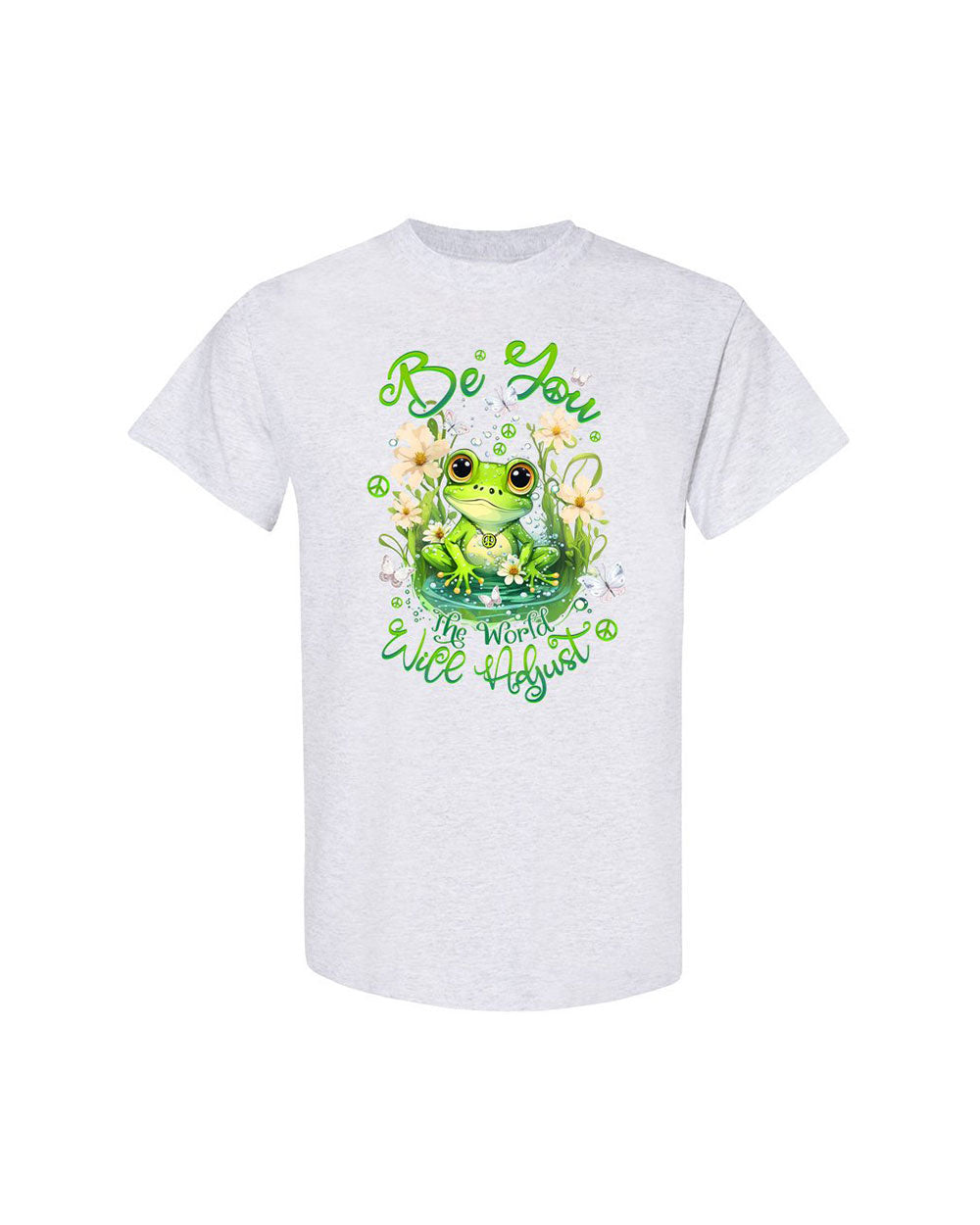 BE YOU THE WORLD WILL ADJUST FROG COTTON SHIRT - TLTW2709239