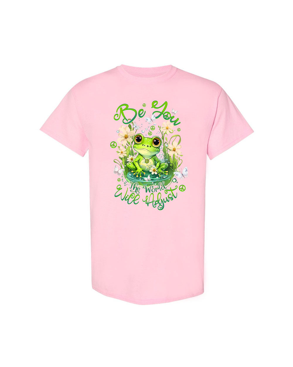 BE YOU THE WORLD WILL ADJUST FROG COTTON SHIRT - TLTW2709239
