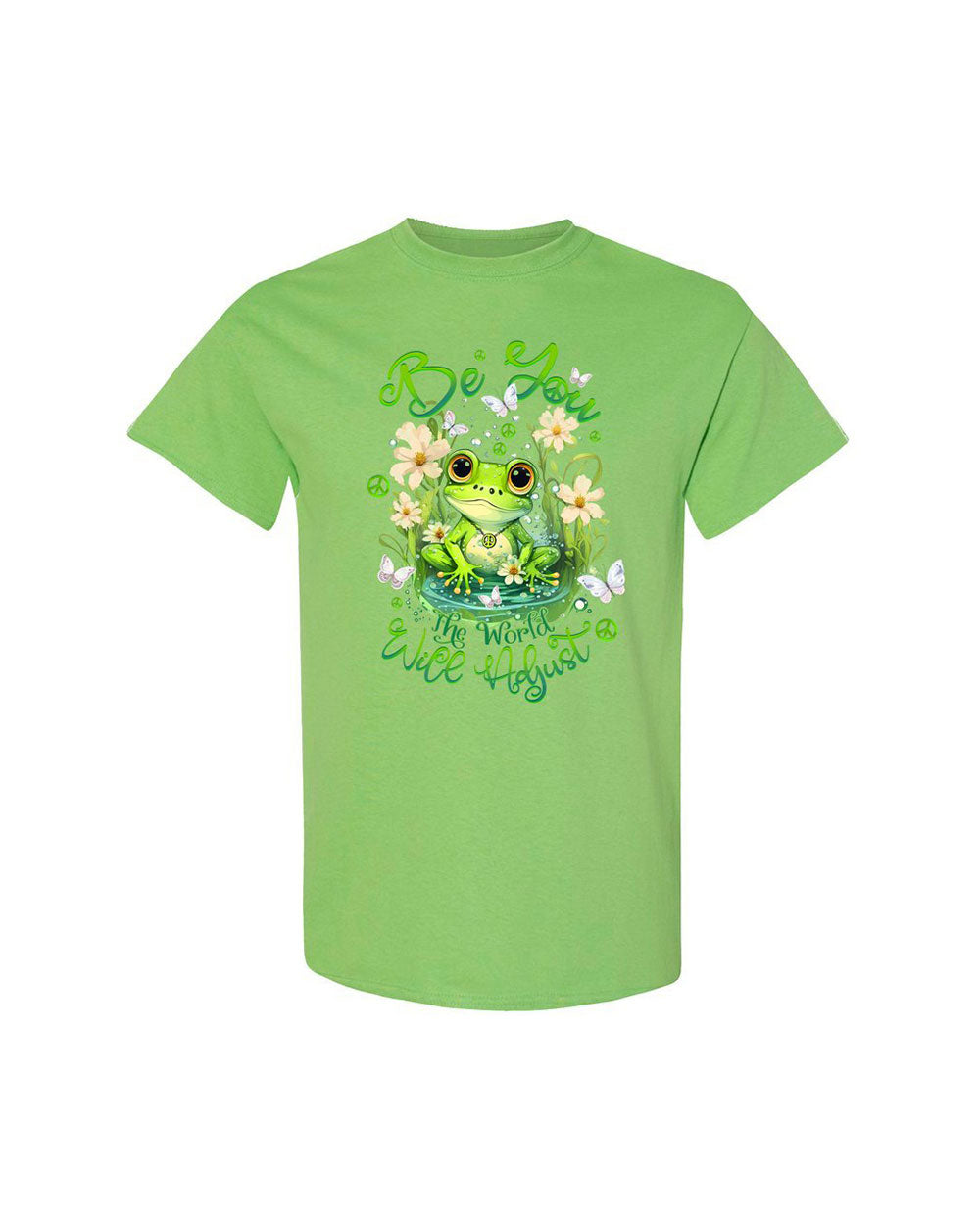 BE YOU THE WORLD WILL ADJUST FROG COTTON SHIRT - TLTW2709239