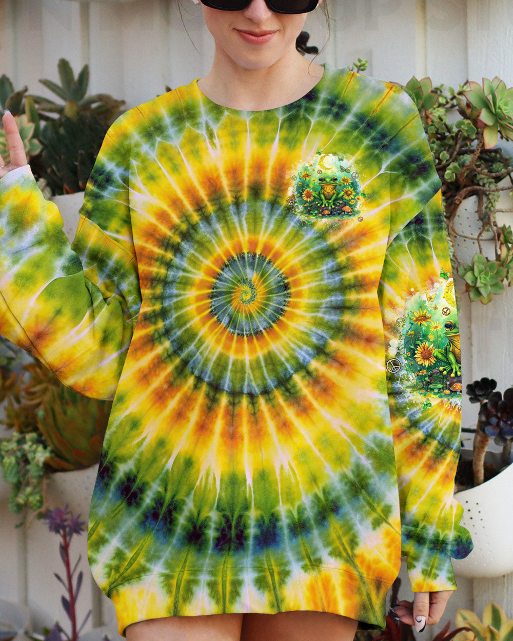 JUST BREATHE FROG ALL OVER PRINT  - TLTW2711244