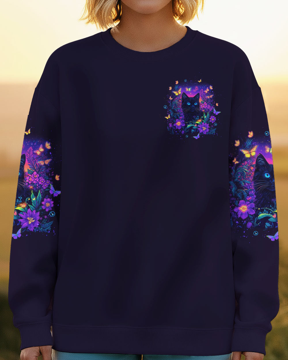 I BELIEVE THERE ARE ANGELS AMONG US CAT ALL OVER PRINT - TLTW2712252
