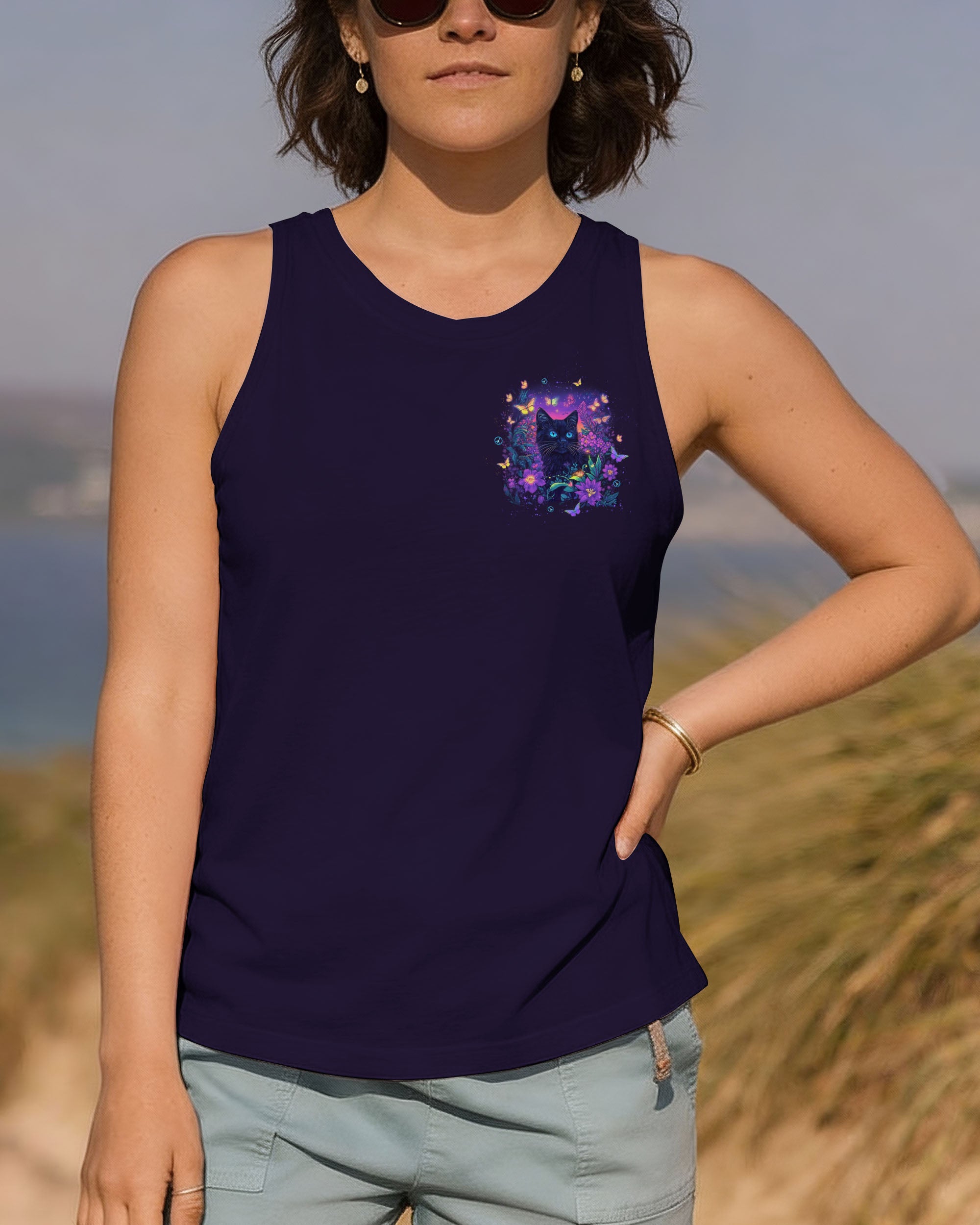 I BELIEVE THERE ARE ANGELS AMONG US CAT ALL OVER PRINT - TLTW2712252