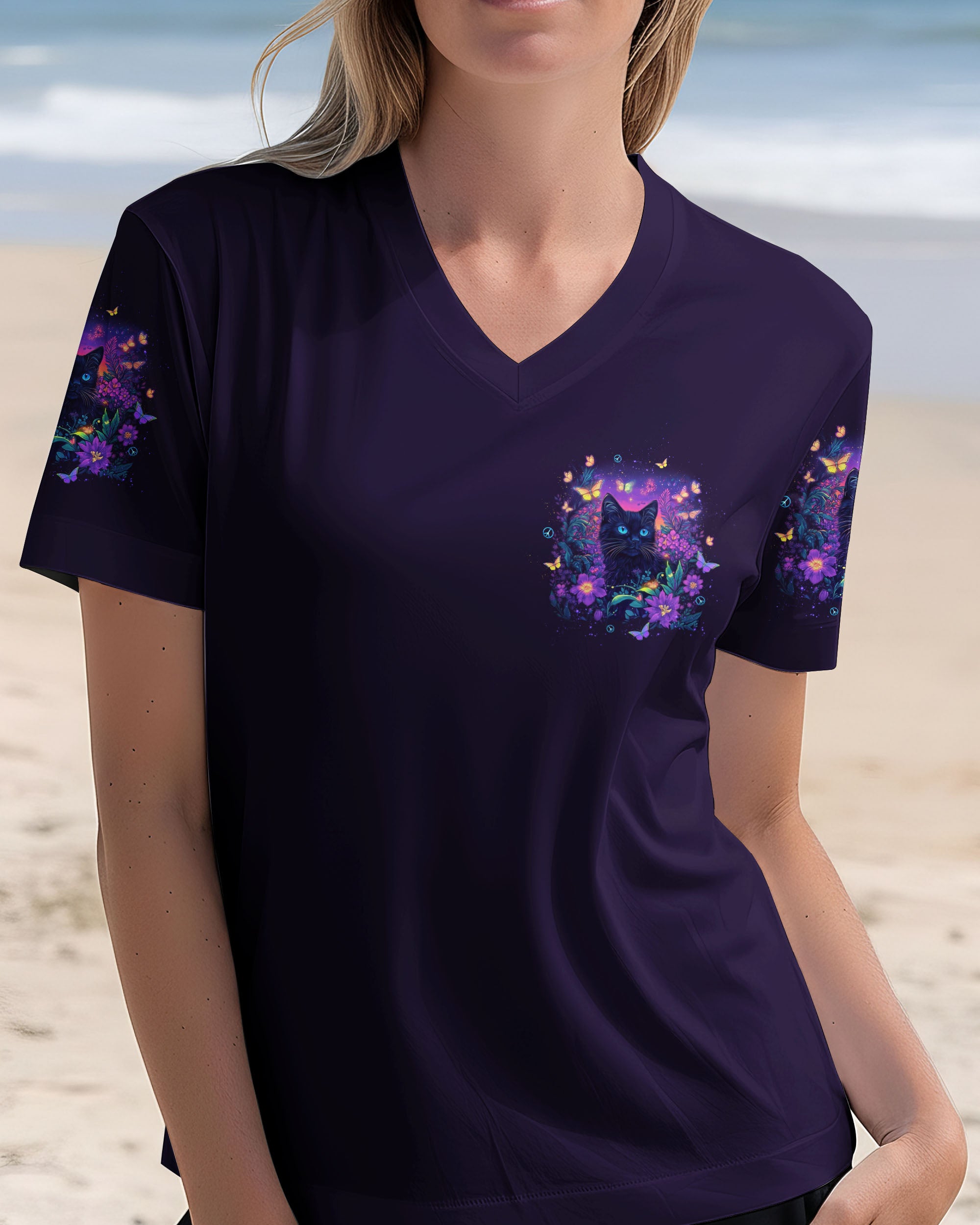 I BELIEVE THERE ARE ANGELS AMONG US CAT ALL OVER PRINT - TLTW2712252