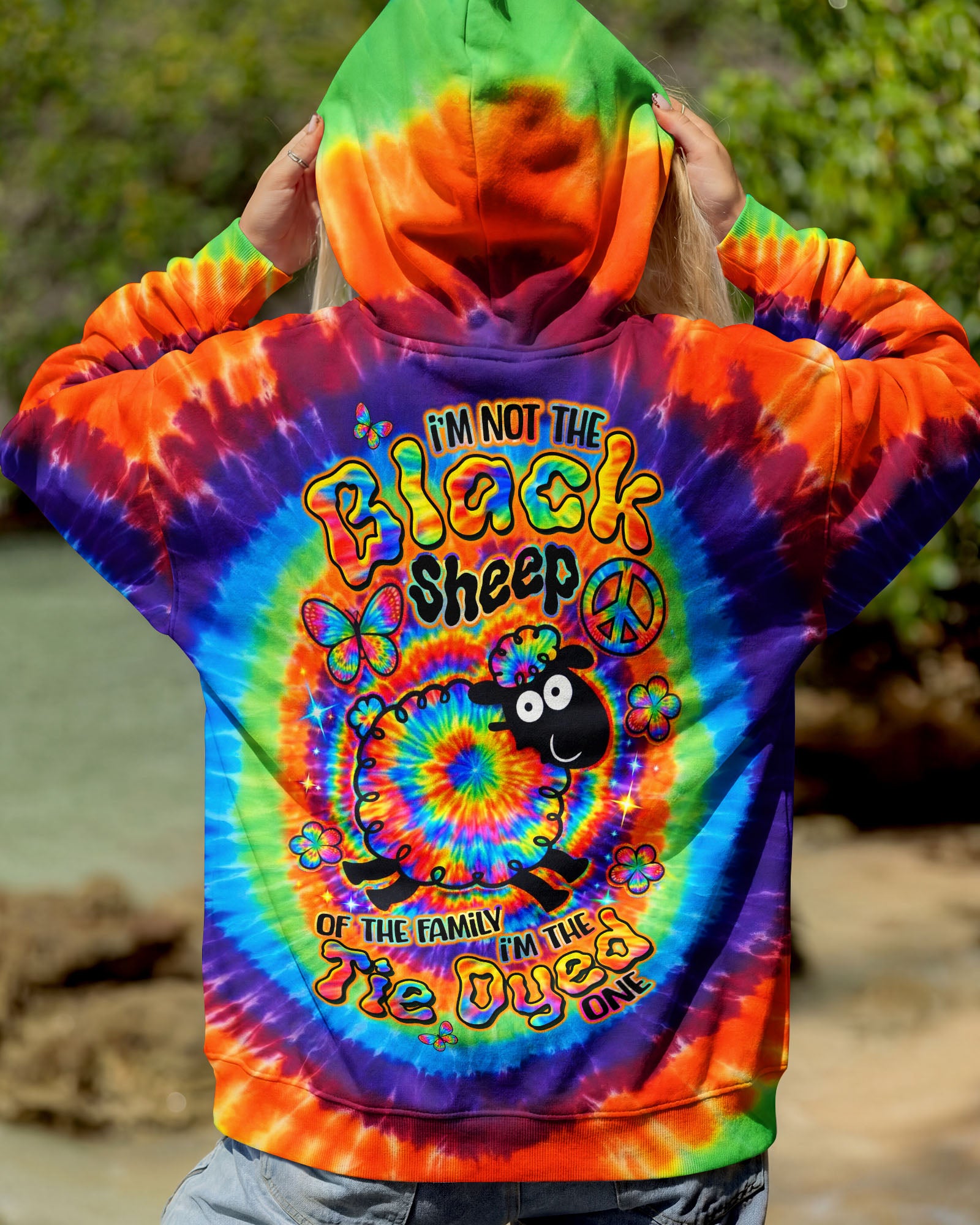 I'M NOT THE BLACK SHEEP SWIRL ALL OVER PRINT - TLTW2803262