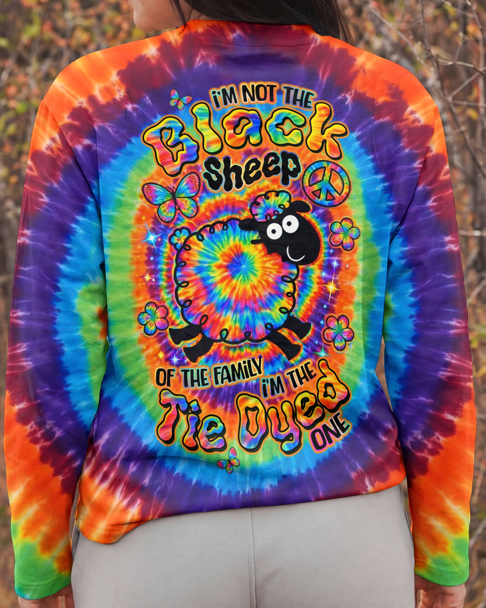I'M NOT THE BLACK SHEEP SWIRL ALL OVER PRINT - TLTW2803262