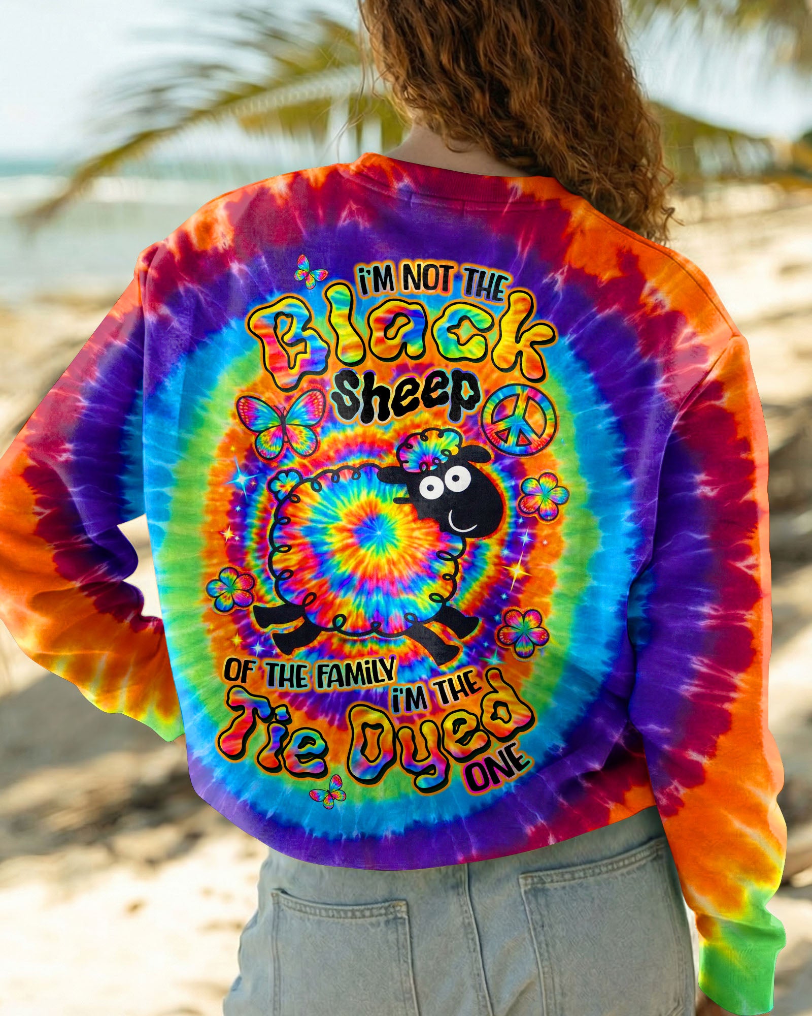 I'M NOT THE BLACK SHEEP SWIRL ALL OVER PRINT - TLTW2803262