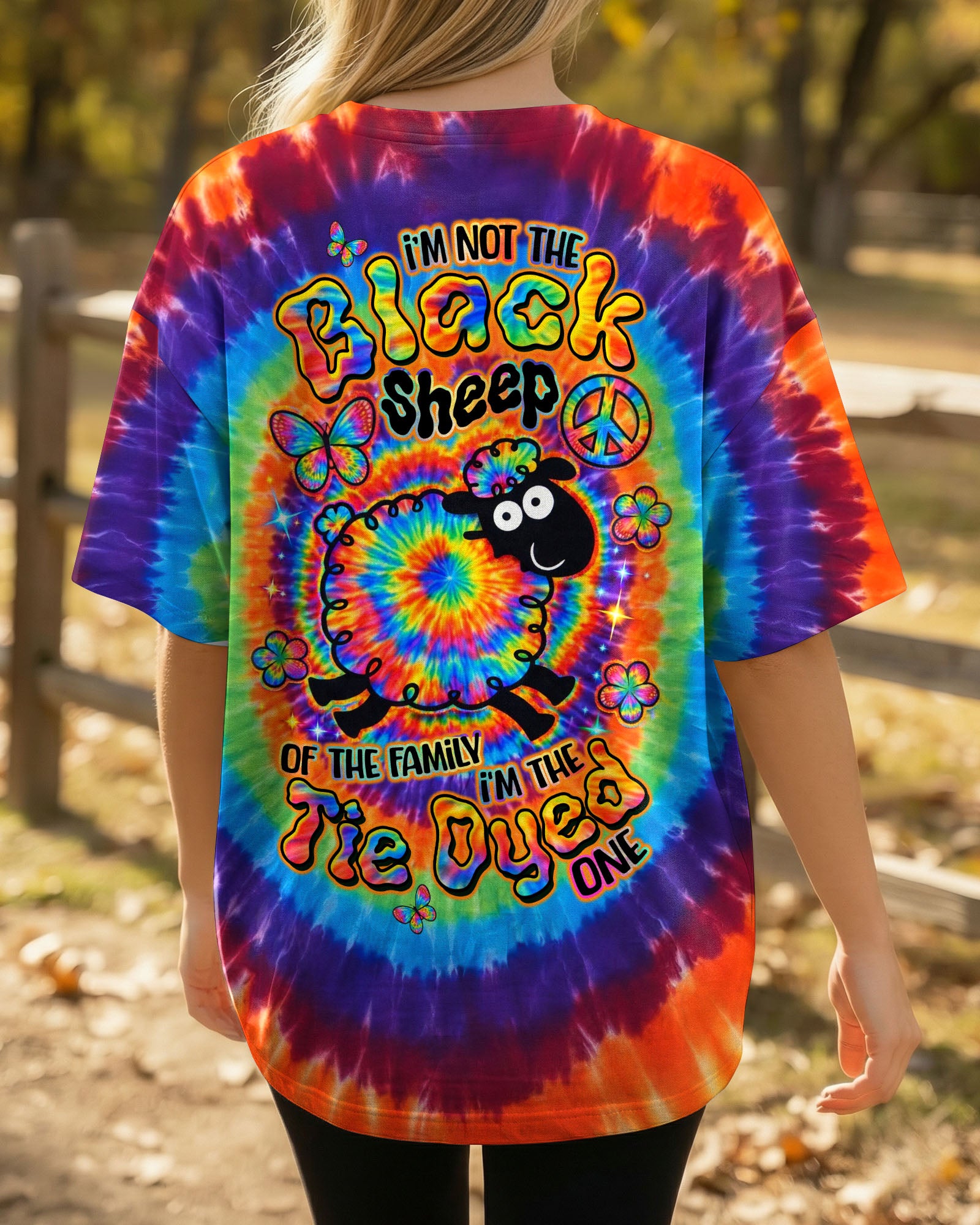 I'M NOT THE BLACK SHEEP SWIRL ALL OVER PRINT - TLTW2803262